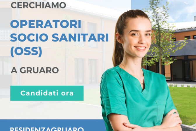 Cerchiamo Operatori Socio Sanitari. Entra nel nostro team!